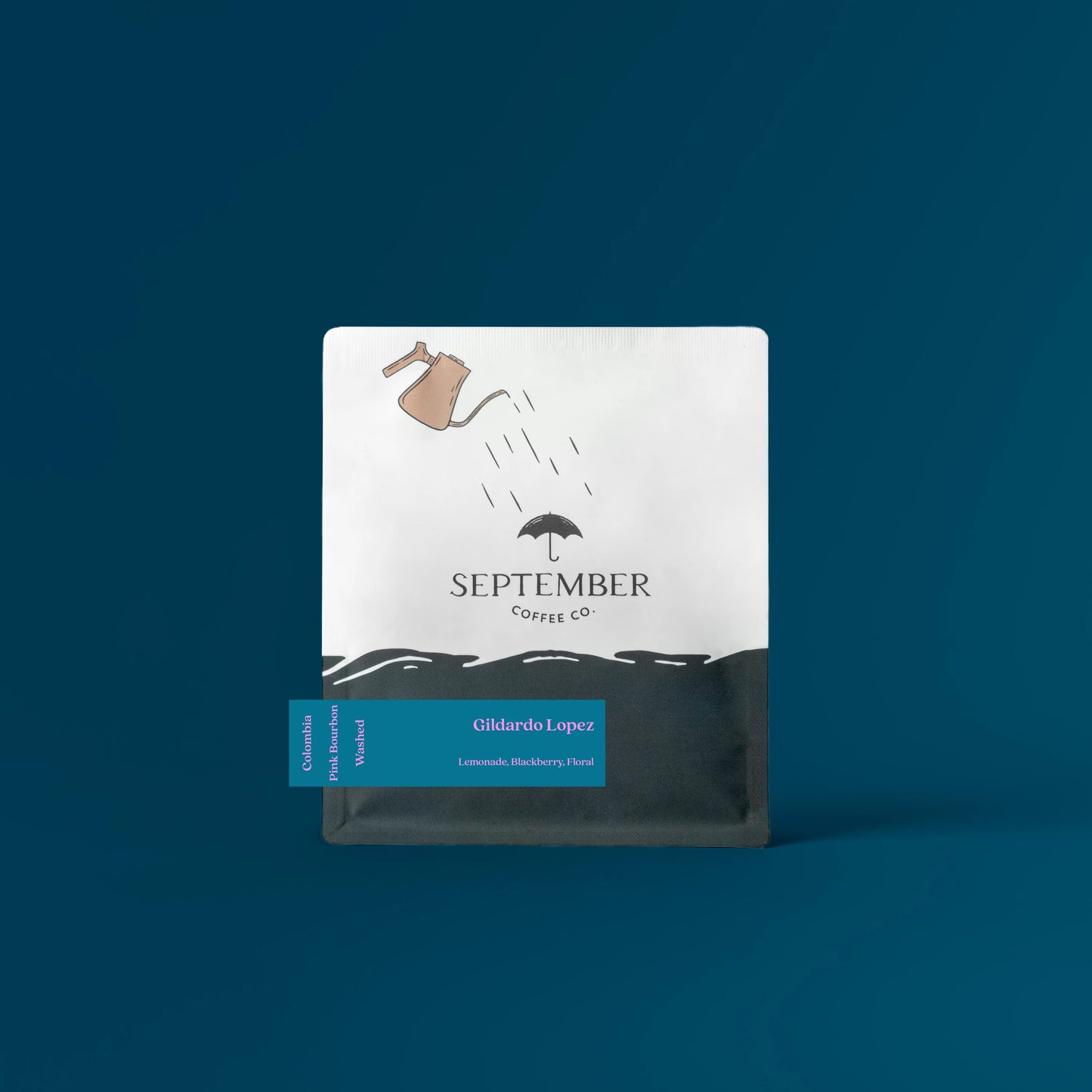 Café September 250g - Gildardo Lopez - Colombie Bourbon Rose lavé - Espresso ou Filtre