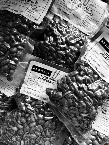 Archive Coffee 50 gram Limited Release - Loja, Ecuador: Geisha