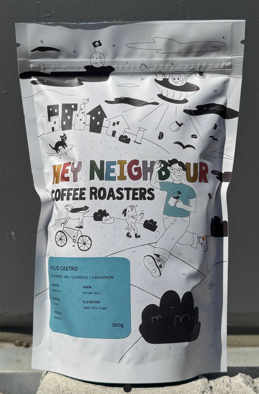 Hey Neighbour Coffee 300g - Costa Rica Alejo Castro Natural